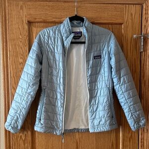 Patagonia Women's Sky Blue Puffer Jacket